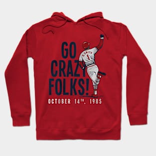 Ozzie Smith Go Crazy Folks Hoodie